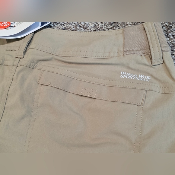 World Wide Sportsman Timberwolf Clearwater Convertible Pants SPF50 Size 10 - Picture 9 of 11